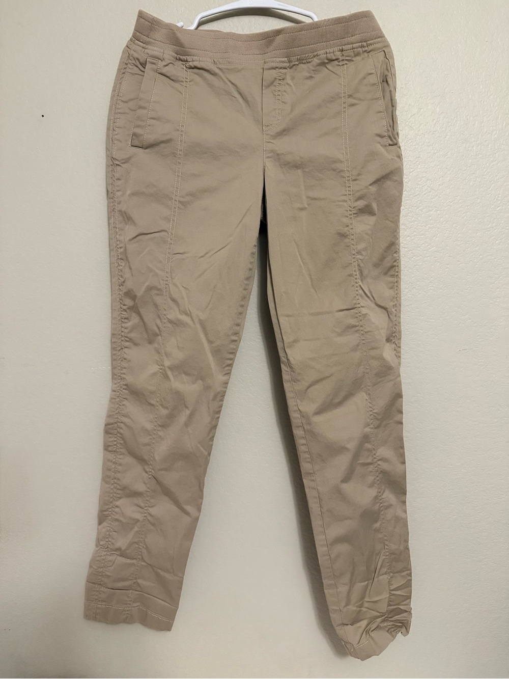 Eddie Bauer Women's Tan Track Jogger Pants